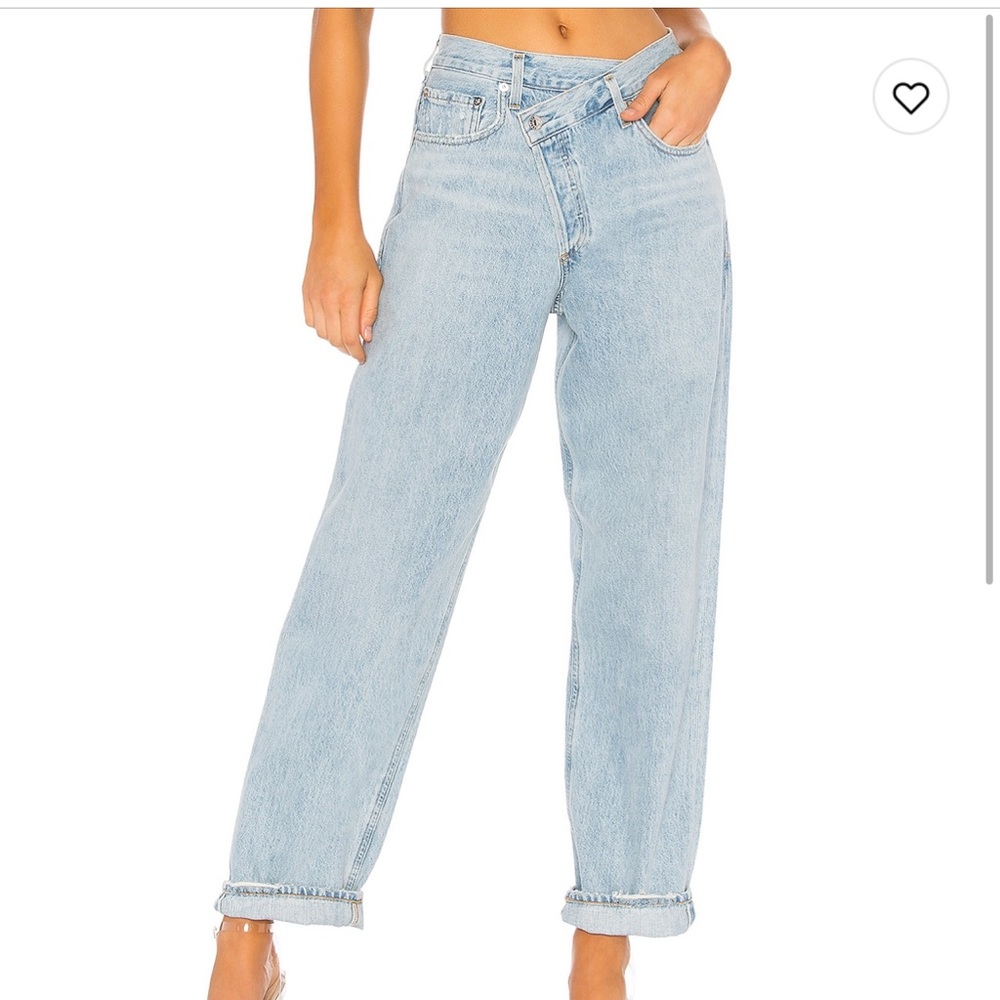 Agolde cross cross upside Jean